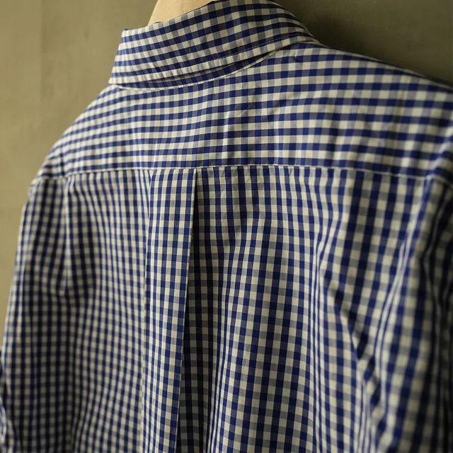 マニュアルアルファベット MANUAL ALPHABET シャツ BASIC-BG-002 100/2ブロード ギンガム ボタンダウン ベーシックシャツ Bulging Fit 長袖 メンズ ギフト | MANUAL ALPHABET | 08