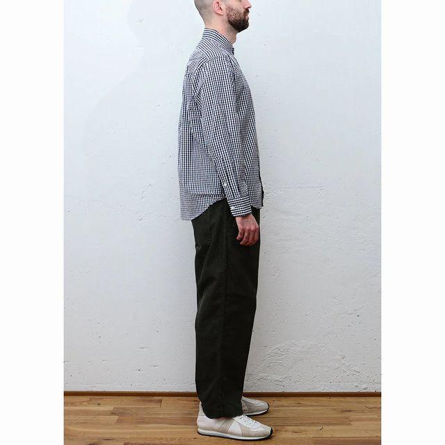 マニュアルアルファベット MANUAL ALPHABET シャツ BASIC-BG-002 100/2ブロード ギンガム ボタンダウン ベーシックシャツ Bulging Fit 長袖 メンズ ギフト | MANUAL ALPHABET | 09