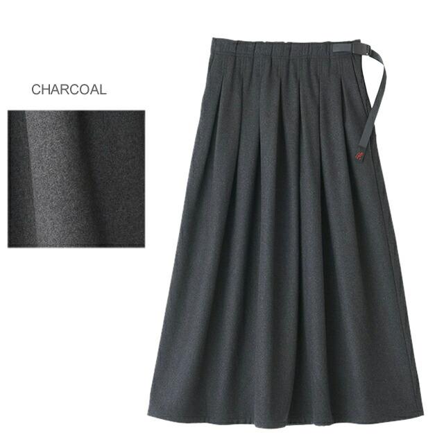 グラミチ GRAMICCI ウール プレイティド スカート レディース フレアスカート 裏地付き G2FW-SK015 WOOL PLATED SKIRT キャンプ キャンプウェア アウトドア | GRAMICCI | 01