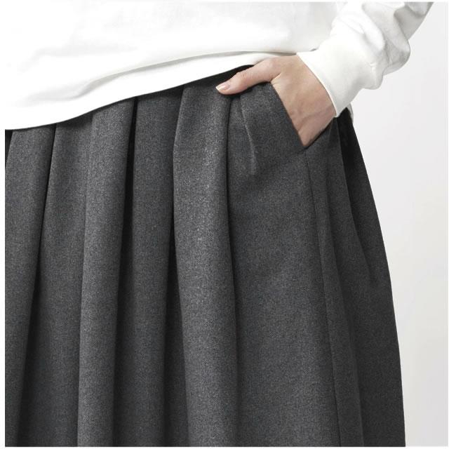 グラミチ GRAMICCI ウール プレイティド スカート レディース フレアスカート 裏地付き G2FW-SK015 WOOL PLATED SKIRT キャンプ キャンプウェア アウトドア | GRAMICCI | 05