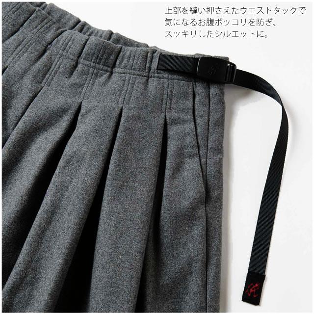 グラミチ GRAMICCI ウール プレイティド スカート レディース フレアスカート 裏地付き G2FW-SK015 WOOL PLATED SKIRT キャンプ キャンプウェア アウトドア | GRAMICCI | 06