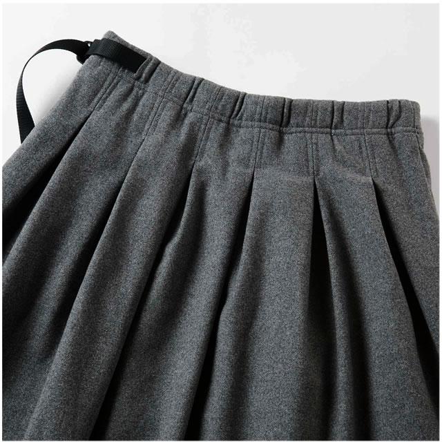 グラミチ GRAMICCI ウール プレイティド スカート レディース フレアスカート 裏地付き G2FW-SK015 WOOL PLATED SKIRT キャンプ キャンプウェア アウトドア | GRAMICCI | 08