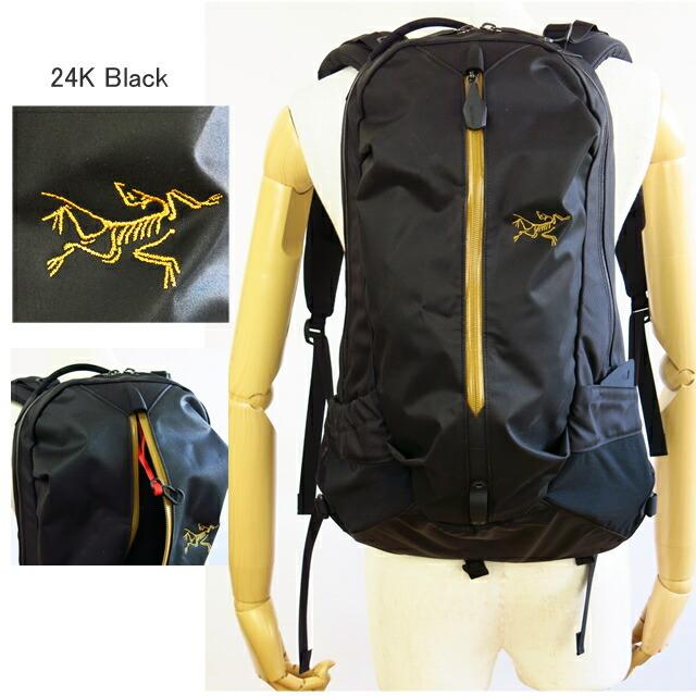 アークテリクス リュック 黒 ブラック ARC'TERYX ARRO 22 ARRO22 アークテリクス リュック 黒 ブラック ARC'TERYX ARRO 22 ARRO22