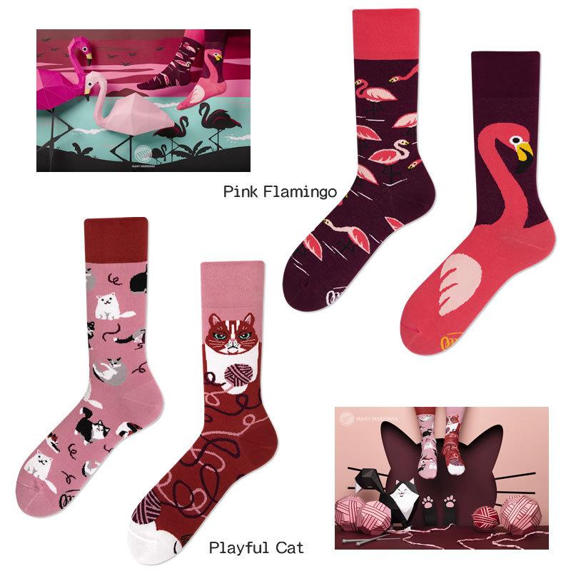 [2021春夏新作] MANY MORNINGS メニ―モーニングス MY071026 靴下 ソックス レギュラー レギュラー丈 メンズ レディース カラフルソックス |  | 05