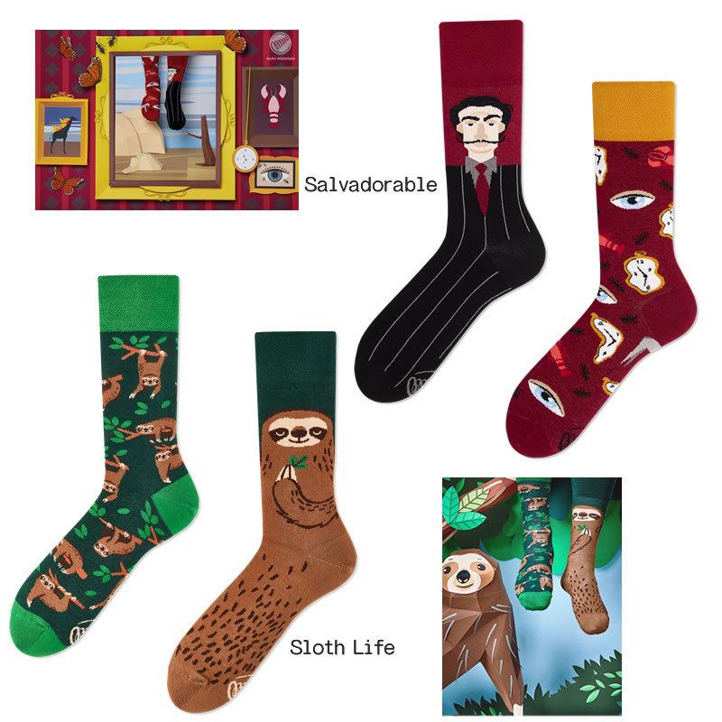 [2021春夏新作] MANY MORNINGS メニ―モーニングス MY071026 靴下 ソックス レギュラー レギュラー丈 メンズ レディース カラフルソックス |  | 07