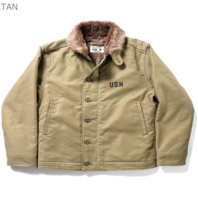 送料込み】N-1デッキジャケットU.S.N. 毛皮ライニング