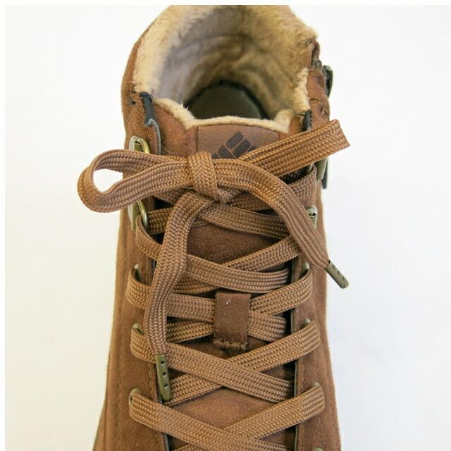 コロンビア ブーツ スノーブーツ COLUMBIA YL4401 ベアフットマウンテン レース ウォータープルーフ オムニヒート  レディース ムートン キャンプシューズ | Columbia | 07