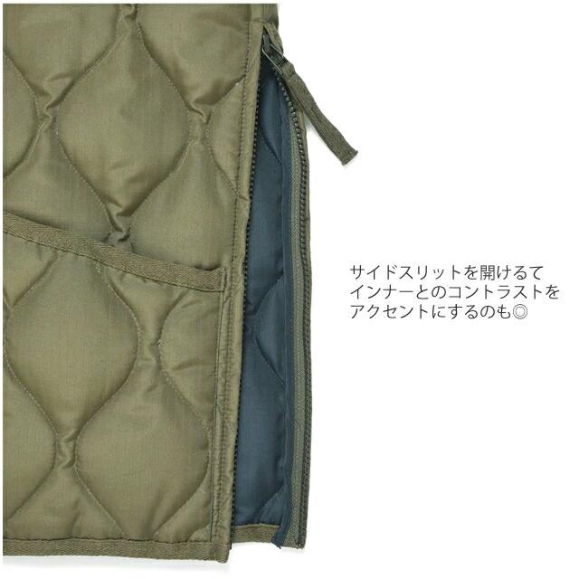 TAION タイオン インナーダウン ミリタリー Vネック ジップ ダウン ベスト TAION-001ZML-1 メンズ レディース キャンプウェア 800フィルパワー ユニセックス | TAION | 08