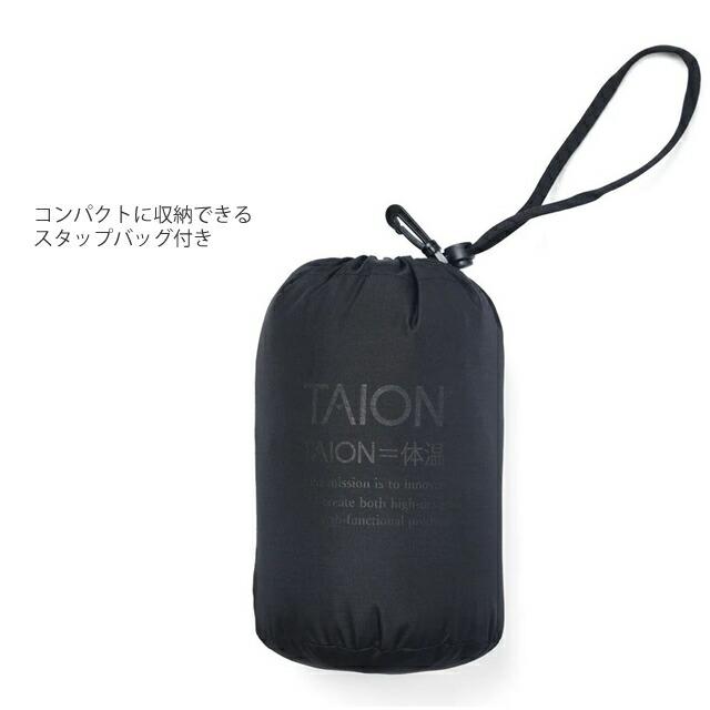 TAION タイオン インナーダウン ミリタリー Vネック ジップ ダウン ベスト TAION-001ZML-1 メンズ レディース キャンプウェア 800フィルパワー ユニセックス | TAION | 09
