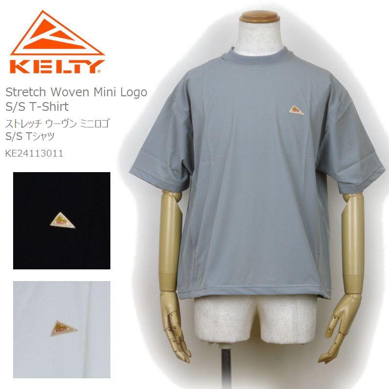 KELTY ケルティ ケルティー KE24113011 ストレッチ ウーヴン ミニロゴ S/S tシャツ Stretch Woven Mini Logo S/S T-Shirt キャンプ キャンプウェア | KELTY