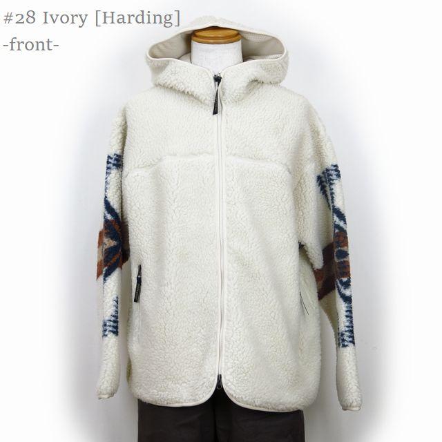 PENDLETON ペンドルトン 3475-3015 Boa Zip Hoodie ボア ジップ フーディ パーカ フリース ジャケット  ジャンパー Harding柄 ハーディング キャンプ｜firstline｜02