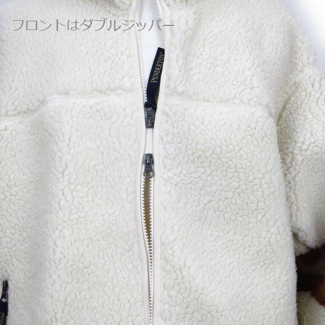 PENDLETON ペンドルトン 3475-3015 Boa Zip Hoodie ボア ジップ フーディ パーカ フリース ジャケット  ジャンパー Harding柄 ハーディング キャンプ｜firstline｜07