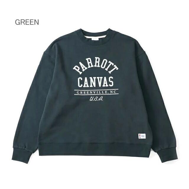PAROTT CANVASAロゴスウェット