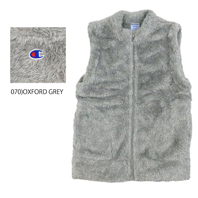 【20%OFF!】チャンピオン フリース ベスト レディース CHAMPION SHERPA FLEECE BOA ZIP LADIES' VEST シェルパフリース ボア ジップ ベスト CW-L605 Lady's |  | 02