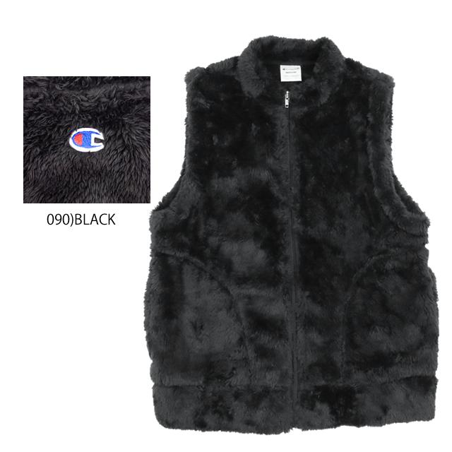 【20%OFF!】チャンピオン フリース ベスト レディース CHAMPION SHERPA FLEECE BOA ZIP LADIES' VEST シェルパフリース ボア ジップ ベスト CW-L605 Lady's |  | 03