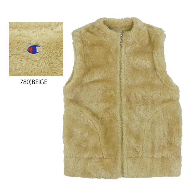 【20%OFF!】チャンピオン フリース ベスト レディース CHAMPION SHERPA FLEECE BOA ZIP LADIES' VEST シェルパフリース ボア ジップ ベスト CW-L605 Lady's |  | 05
