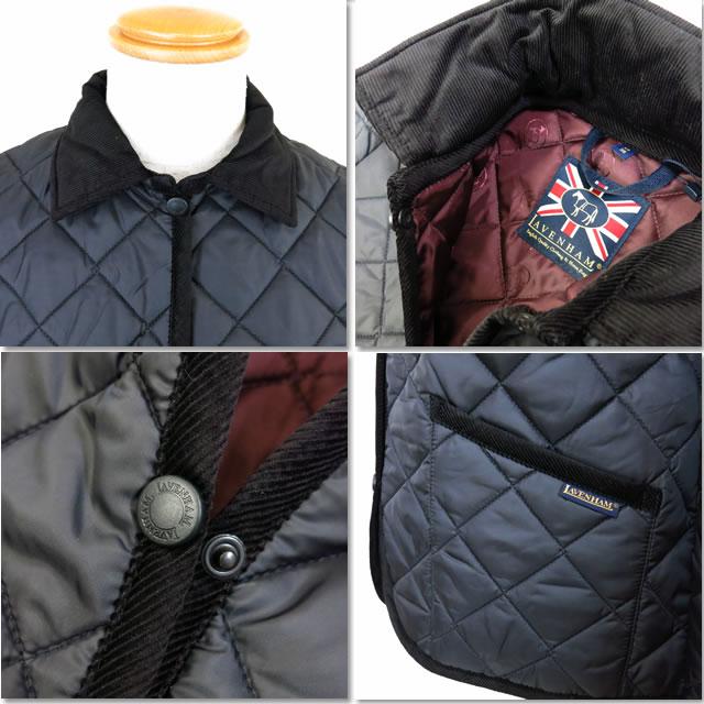 【SALE!】LAVENHAM ラベンハム RAYDON レイドン キルティング コーデュロイ襟  ジャケット コート ラヴェンハム   レディース セール |  | 04