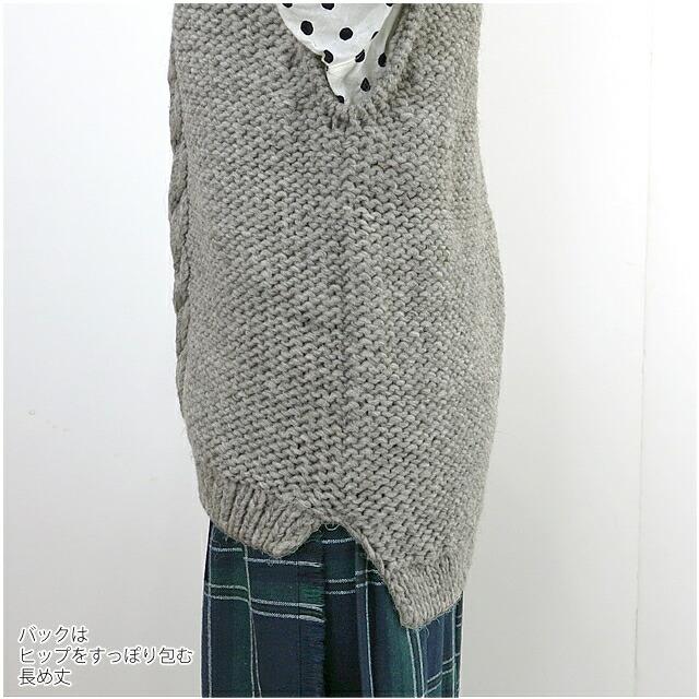 ペルーニット タートル ベスト エステル PERU KNIT TURTLE VEST　Selleccion de Estelle  レディース エステール 390330 IW2131810 |  | 07