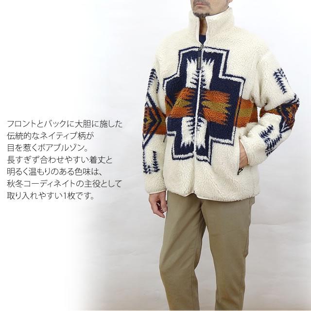 PENDLETON ペンドルトン フリース 3475-3014 ボア スタンド ブルゾン 