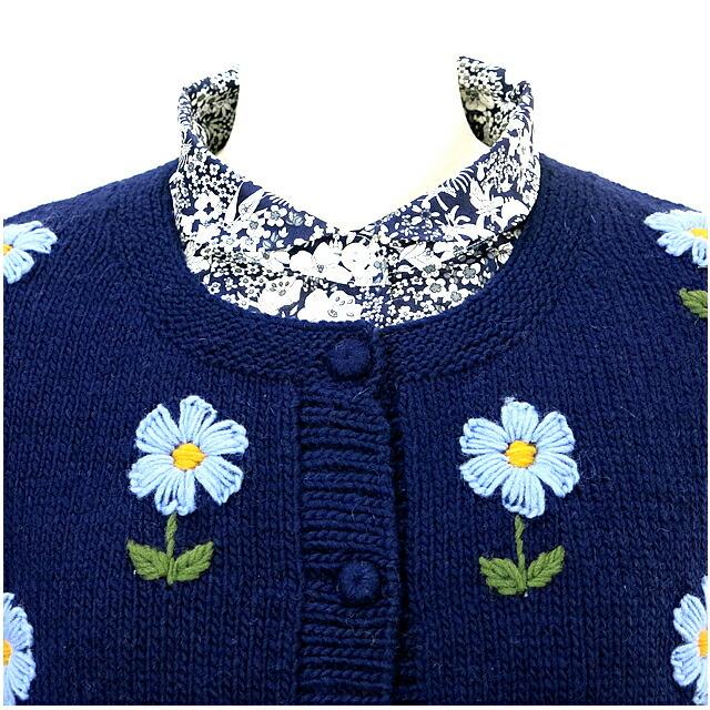 ペルーニット フラワー ニット ベスト レディース エステール エステル