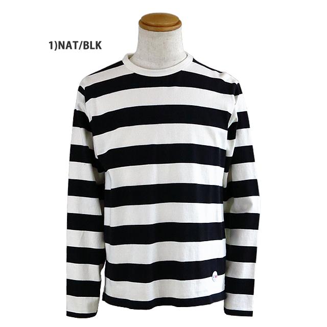 【NEW】Drole & FUN ドロール＆ファン Wide Border L/S Tee ワイド ボーダー ロングスリーブ ティー 長袖 tシャツ |  | 01