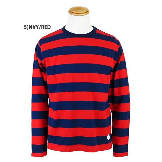 【NEW】Drole & FUN ドロール＆ファン Wide Border L/S Tee ワイド ボーダー ロングスリーブ ティー 長袖 tシャツ |  | 05
