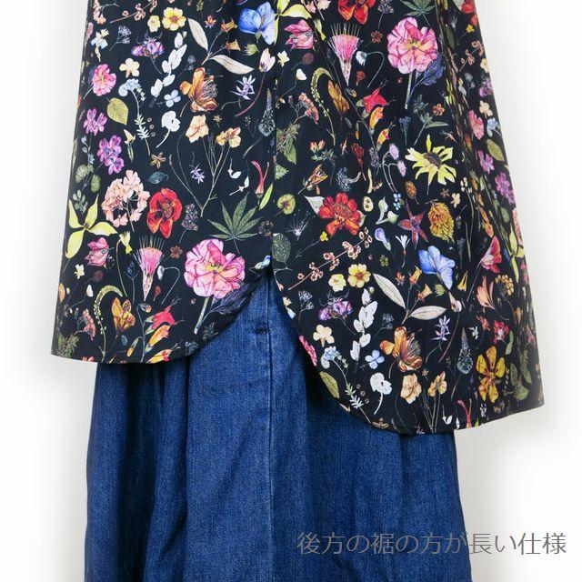 リバティ × ジェイ スローアン スタンドカラーブラウス LIBERTY × J  