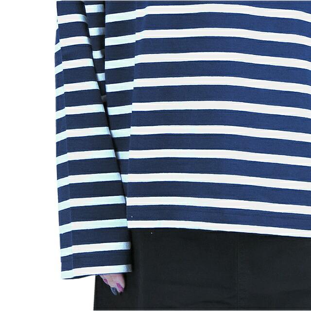 [2021秋冬新作] Le minor ルミノア ルミノール 61489 マリニエール オーバーサイズ カットソー 長袖 バスク Tシャツ レディース ボーダー マリンTシャツ | Le Minor | 10
