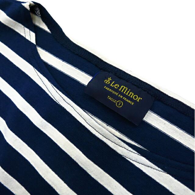 [2021秋冬新作] Le minor ルミノア ルミノール 61489 マリニエール オーバーサイズ カットソー 長袖 バスク Tシャツ レディース ボーダー マリンTシャツ | Le Minor | 12