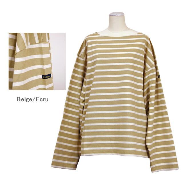 [2021秋冬新作] Le minor ルミノア ルミノール 61489 マリニエール オーバーサイズ カットソー 長袖 バスク Tシャツ レディース ボーダー マリンTシャツ | Le Minor | 01