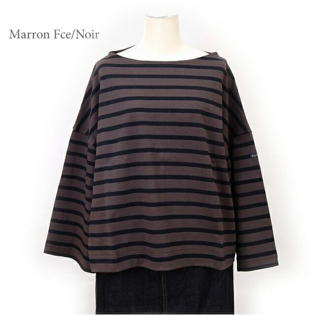 Le minor ルミノア ルミノール LEF995026  ドロップショルダー ボーダー カットソー バスクシャツ Tシャツ 長袖 レディース マリン シャツ | Le Minor | 03