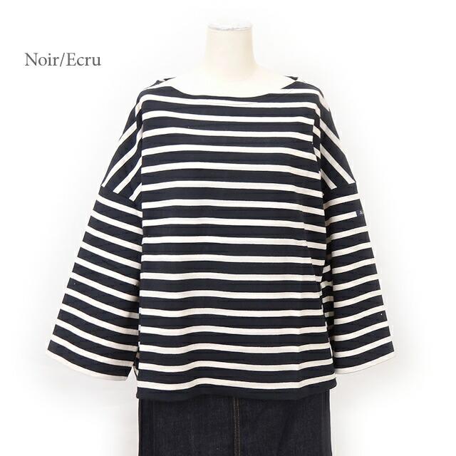 Le minor ルミノア ルミノール LEF995026  ドロップショルダー ボーダー カットソー バスクシャツ Tシャツ 長袖 レディース マリン シャツ | Le Minor | 04