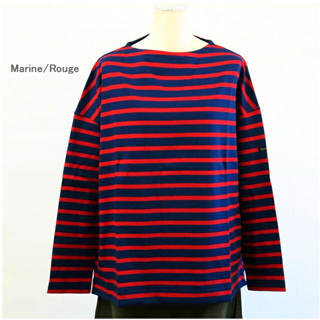 Le minor ルミノア ルミノール LEF213002 Oversize Basque Shirt オーバーサイズ バスクシャツ カットソー 長袖  Tシャツ レディース ボーダー マリンTシャツ | Le Minor | 02