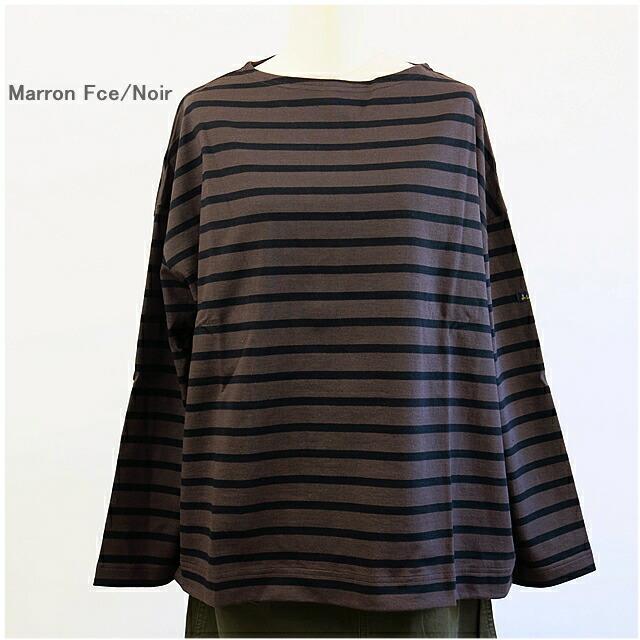 Le minor ルミノア ルミノール LEF213002 Oversize Basque Shirt オーバーサイズ バスクシャツ カットソー 長袖  Tシャツ レディース ボーダー マリンTシャツ | Le Minor | 03