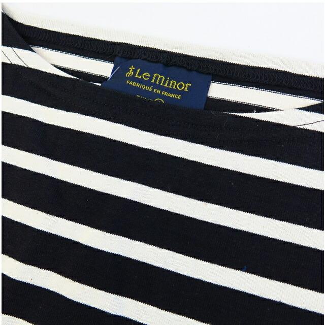 Le minor ルミノア ルミノール LEF213002 Oversize Basque Shirt オーバーサイズ バスクシャツ カットソー 長袖  Tシャツ レディース ボーダー マリンTシャツ | Le Minor | 09