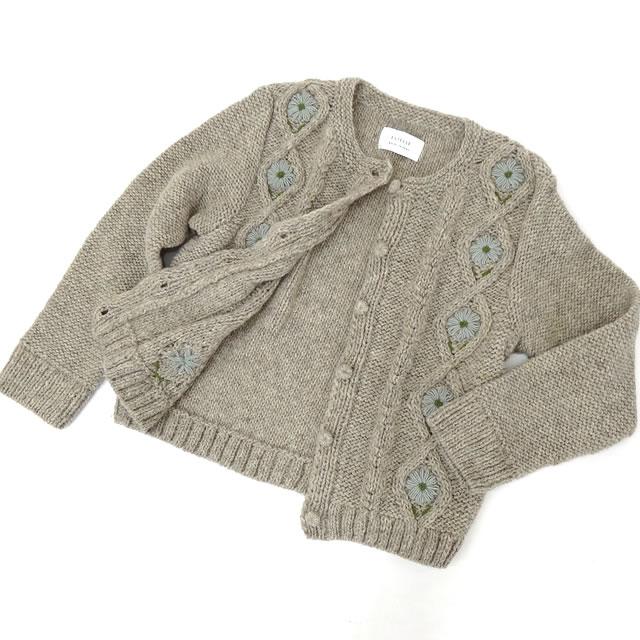 ペルーニット ケーブルニット フラワー カーディガン  レディース エステール  エステル ESTELLE PERU KNIT 420325 IW2231833 |  | 12