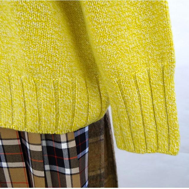 Glen Fyne グレンファイン ラムウール タートルネック ルーズフィット セーター プルオーバー  レディース ニット LOOSE POLO LAMAINE IW2231006 |  | 09