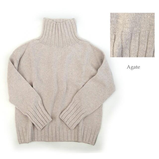 Glen Fyne グレンファイン ラムウール タートルネック セーター Lambswool Turtle Neck Sweater プルオーバー  レディース ニット LOOSE POLO LAMAINE IW2531001 |  | 01