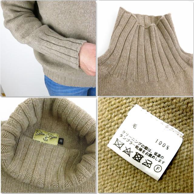 Glen Fyne グレンファイン ラムウール タートルネック セーター Lambswool Turtle Neck Sweater プルオーバー  レディース ニット LOOSE POLO LAMAINE IW2531001 |  | 07