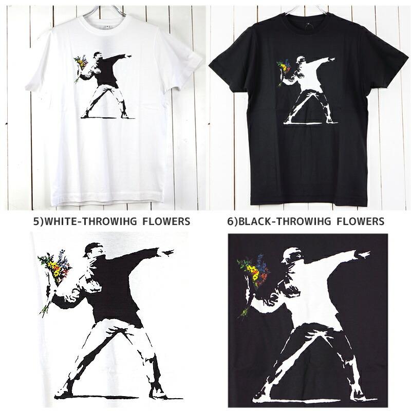 Banksy T Shirt バンクシー tシャツ 8BALL エイトボール メンズ