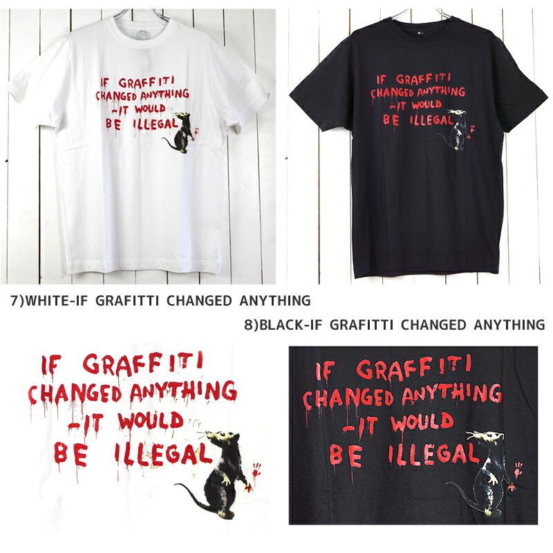 Banksy T Shirt バンクシー tシャツ 8BALL エイトボール メンズ レディース ストリート キャンプ キャンプウエア |  | 04