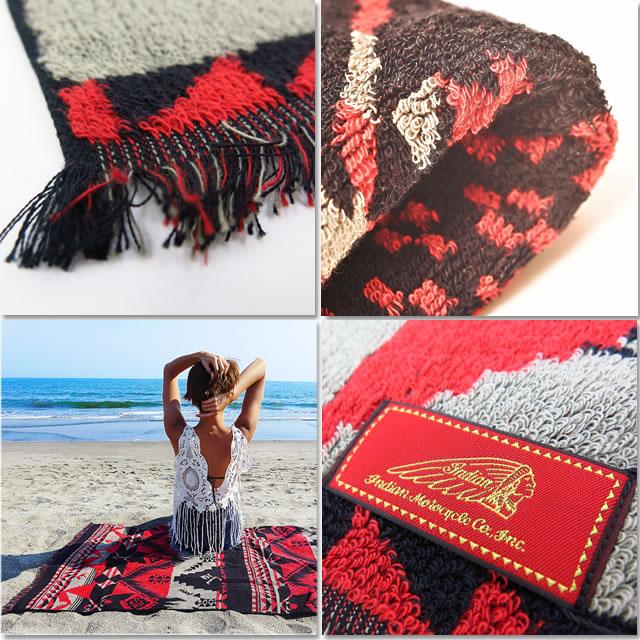 【NEW】Indian インディアン Blanket Towel ブランケット タオル 大判 バスタオル IDT-003 インディアンモトサイクル | INDIAN MOTOCYCLE | 04
