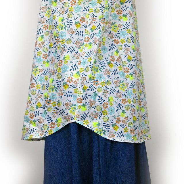 リバティ ブラウス × パークス ラウンドカラー 半袖ブラウス LIBERTY × PARKS レディース リバティ― PH2322545  Edenham Neon / J23C Alice Neon / J23C | Liberty of London | 07