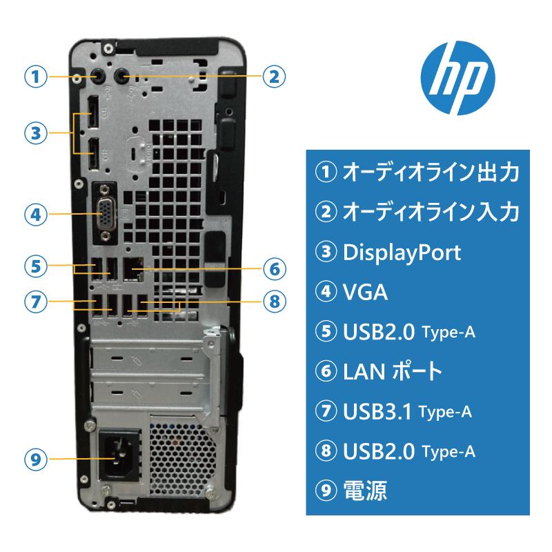 HP ProDesk 600 G3 SFF デスクトップPC i3-7世代 ProDesk 中古パソコン HP デスクトップPC 600 G3 SFF Core i3-7世代