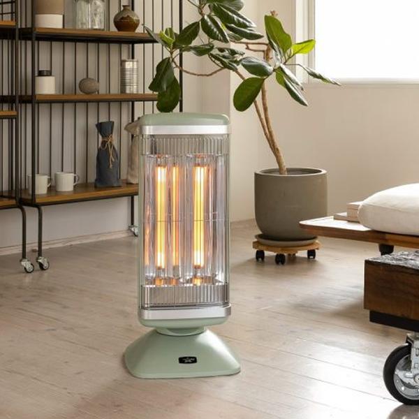 新品　保証内　アラジン遠赤グラファイトヒーター　グリーンCAH-2G10F-G 楽天市場】アラジン 遠赤グラファイトヒーター 2灯管 自動首振り