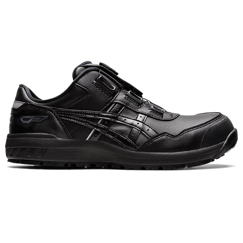 アシックス 安全靴 ウィンジョブ CP306 Boa 1273A029.001 ブラック×ブラック作業靴 ローカット BOA 3E相当の画像