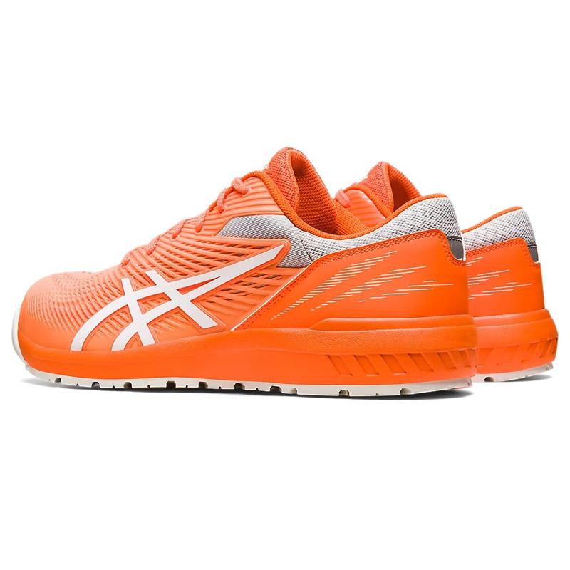【限定色】アシックス(asics) 安全靴 ウィンジョブ CP121 1273A078.800 カラー：ショッキングオレンジ×ホワイト 作業靴