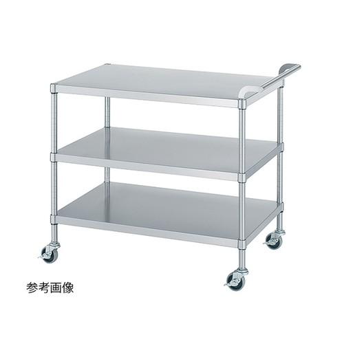 Amazon | アズワン 枠付きステンレスワゴン枠付きレギュラ3段 ⁄3-1556-02