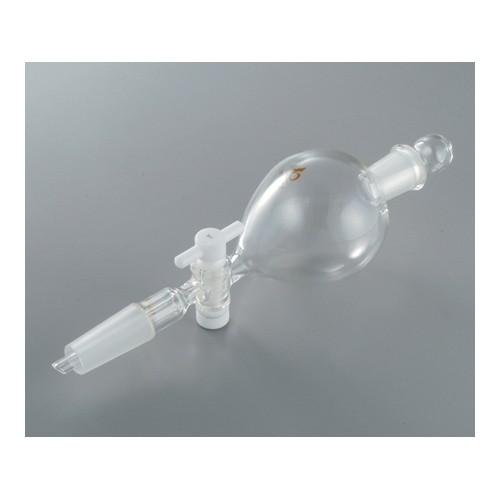 アズワン(AS ONE) 共通摺合丸型分液ロート テフロン(R)コック付き 500mL 0506-05-10 1個