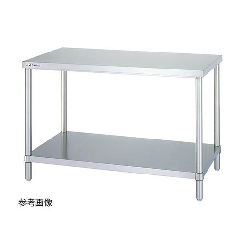 アズワン(AS ONE) 静音ステンレス作業台 幅900×奥行450×高さ800mm WB-9045SI 1個